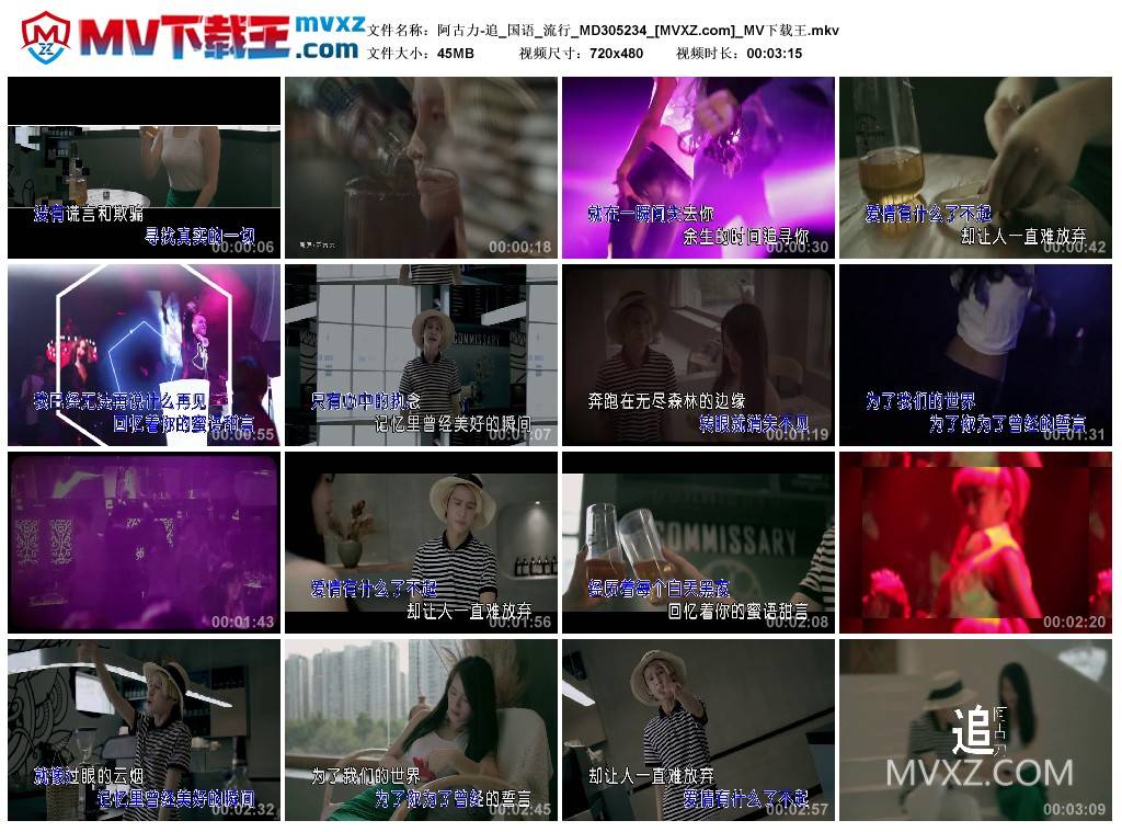 阿古力-追_国语_流行_MD305234